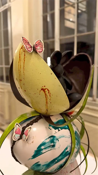 Easter Themed Chocolate Showpiece 2025