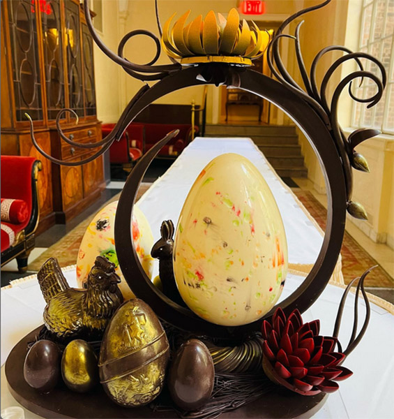 Easter Themed Chocolate Showpiece 2023