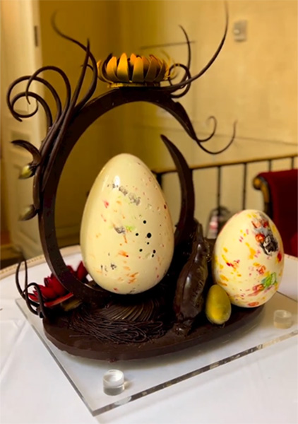 Easter Themed Chocolate Showpiece 2023