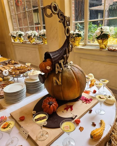 Thanksgiving Chocolate Showpiece 2024