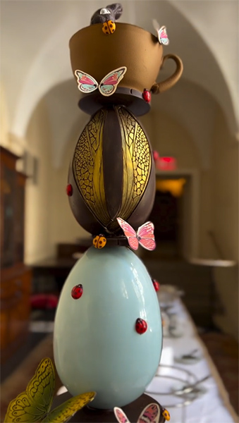 Easter Themed Chocolate Showpiece 2024