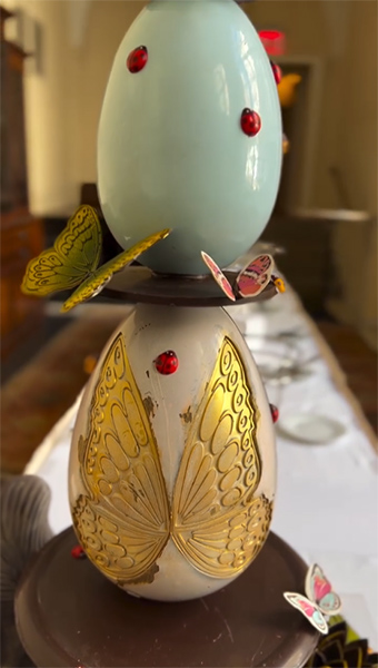 Easter Themed Chocolate Showpiece 2024