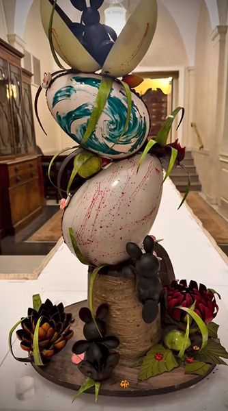 Easter Themed Chocolate Showpiece 2025