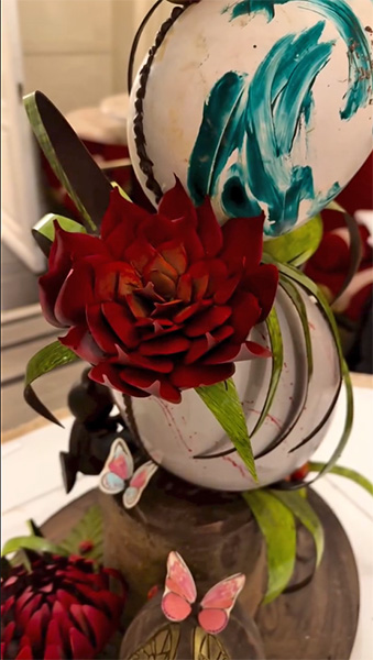 Easter Themed Chocolate Showpiece 2025