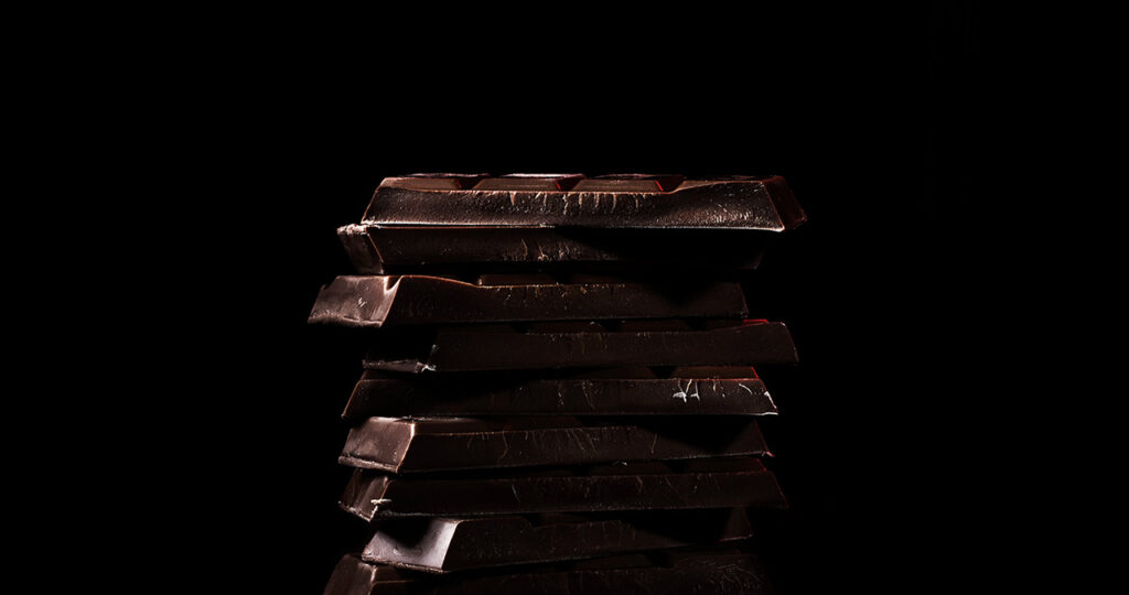Pastry Chef Anthony Smith Chocolate Stack Background Image