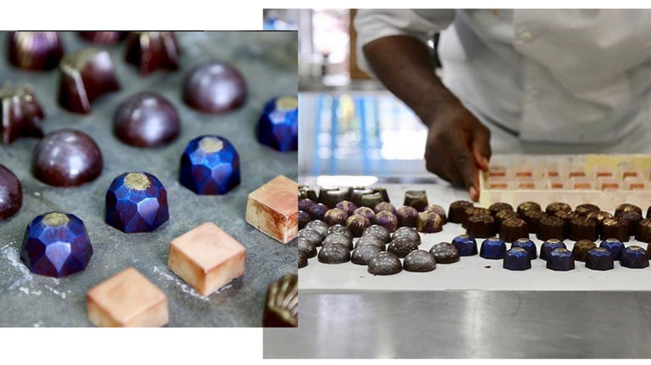 Confectionery sweets bon bons made by Pastry Chef Anthony Smith