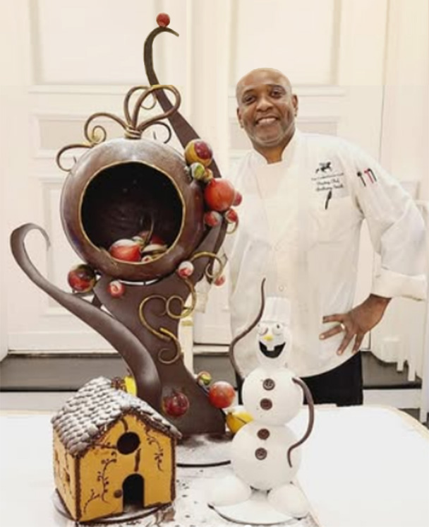 Christmas / Holiday Chocolate Showpiece 2024